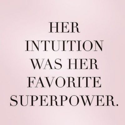 Womens Intuition Quotes Images