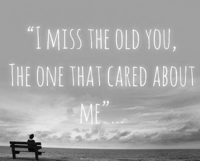 I Miss You The Old You, The Old Time