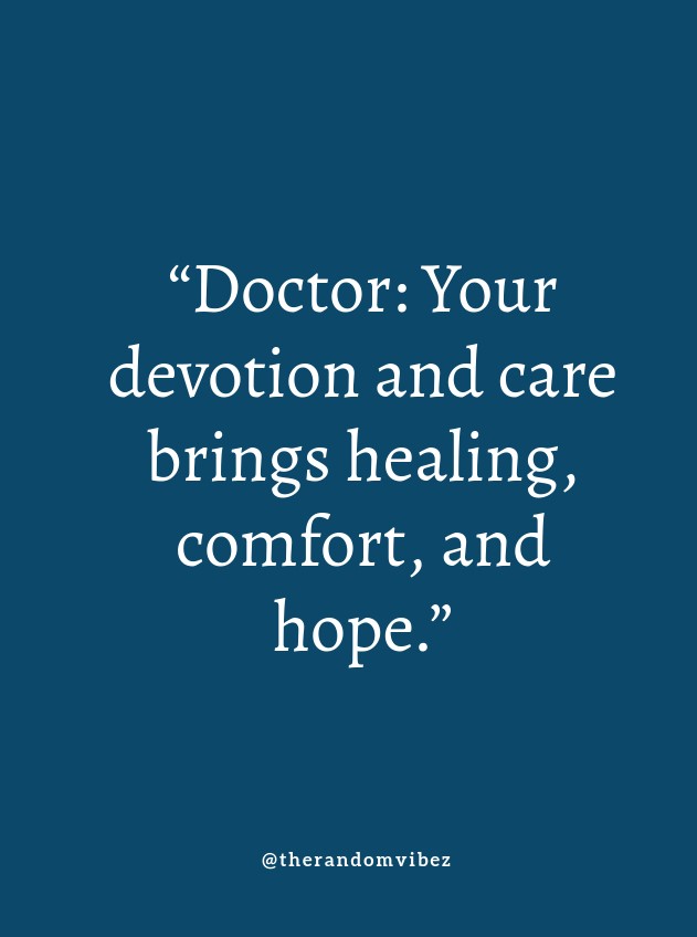 70 INSPIRATIONAL DOCTOR QUOTES TO EXPRESS YOUR GRATITUDE - Viral Hub