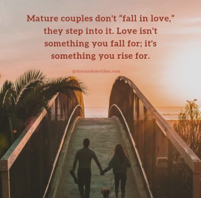 Quotes About Mature Relationship