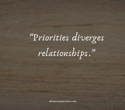 Quotes about Relationship priorities 