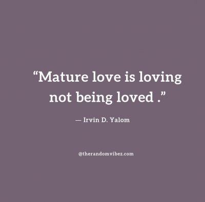 Quotes on Maturity in Relationship