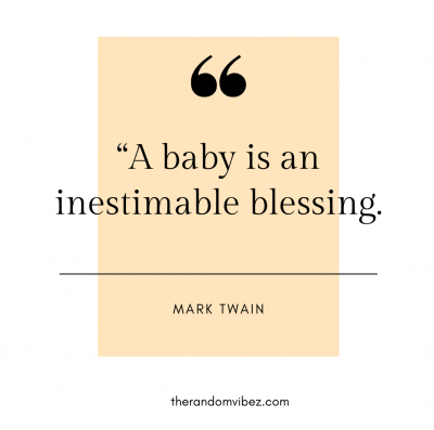 Baby is A blessing Quotes