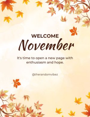 Happy November Pictures
