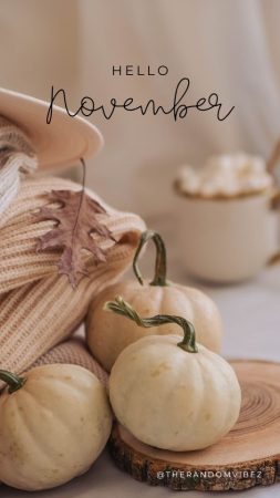 Hello November Wishes