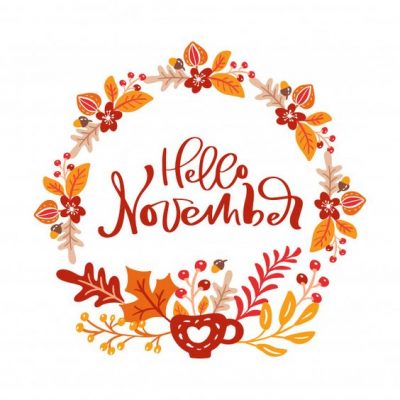 Hello November Wreath Pic
