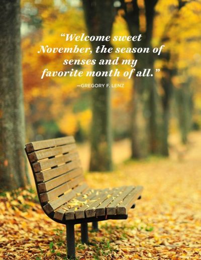 November Autumn Quotes