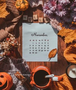 November Calendar Photos
