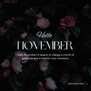 November Flower Pictures