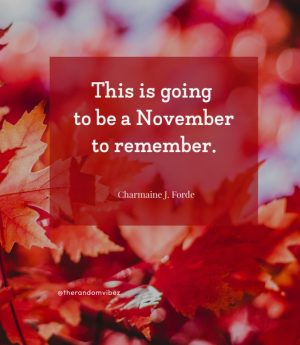 November Quotes