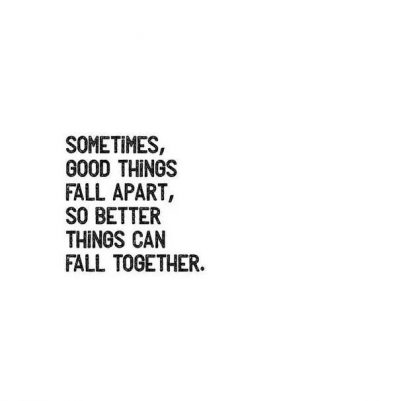 marilyn monroe quote good things fall apart