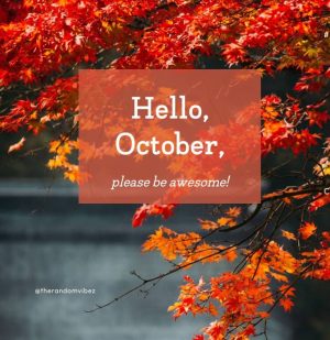 october sayings