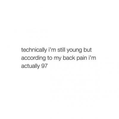 Back Pain Pic For Young People