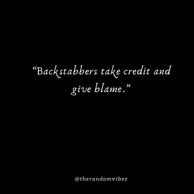 Backstabber Quotes Images