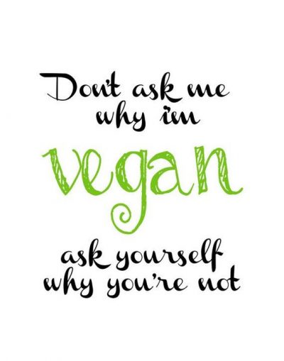 Being Vegan Quote