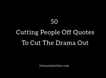 Cutting People Off Quotes and Images