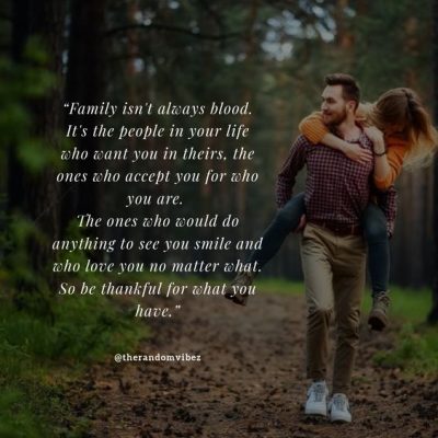 Family Is Not Always Blood Quotes Images