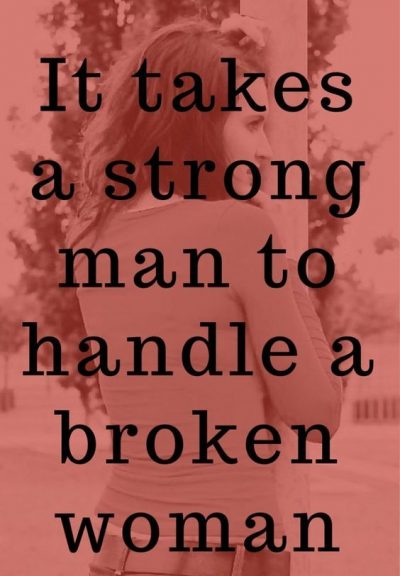 Inspirational Broken Woman Pic