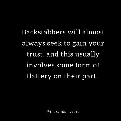 Karma backstabber Quotes