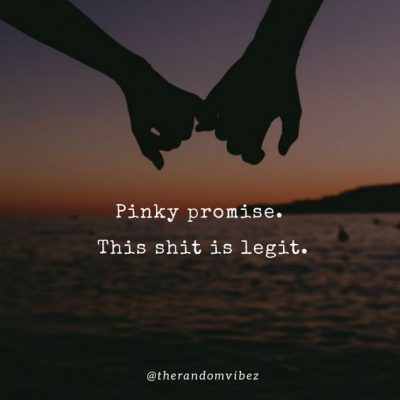 Relationship Pinky Promise Quotes