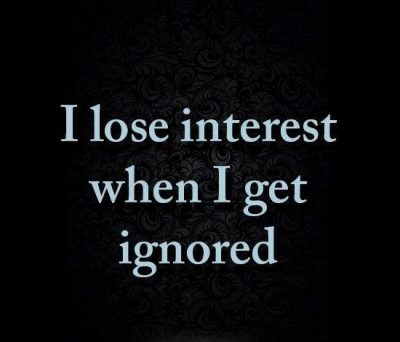 To Lose Interest Quote