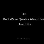 Top 40 Rod Wave Quotes About Love And Life