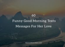60 Funny Good Morning Texts Messages For Her Love