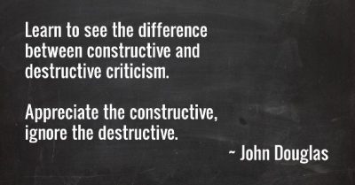 Constructive Criticism Quotes