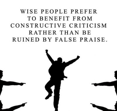 Don't Mind Constructive Criticism Quotes