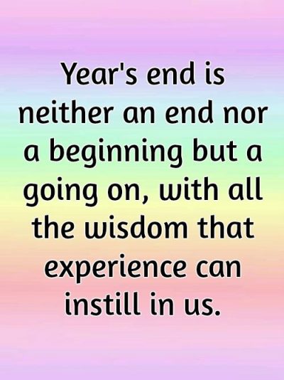 End Of The Year Quotes