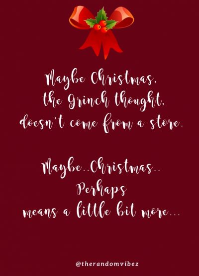 Grinch Christmas Quotes Images