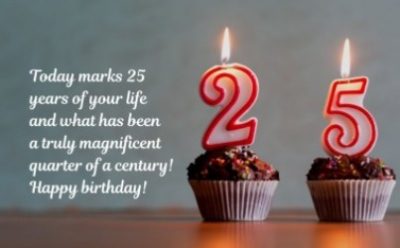 Happy 25th Birthday Quotes