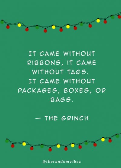 How The Grinch Stole Christmas Quotes