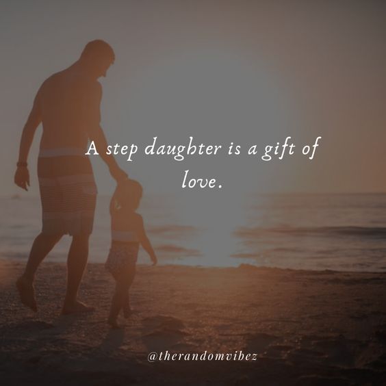 Step daughter loves step dad