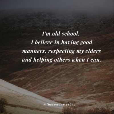 Thoughts On Respect Elders