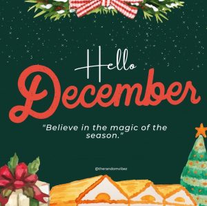 Welcome December Images