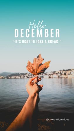 welcome december wishes