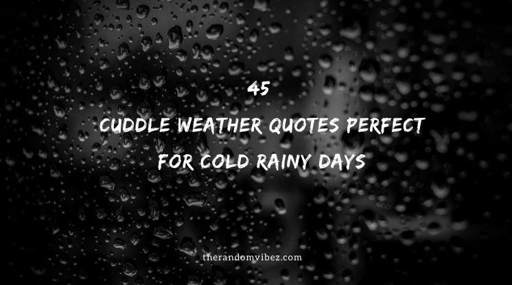 45 Cuddle Weather Quotes Perfect For Cold Rainy Days