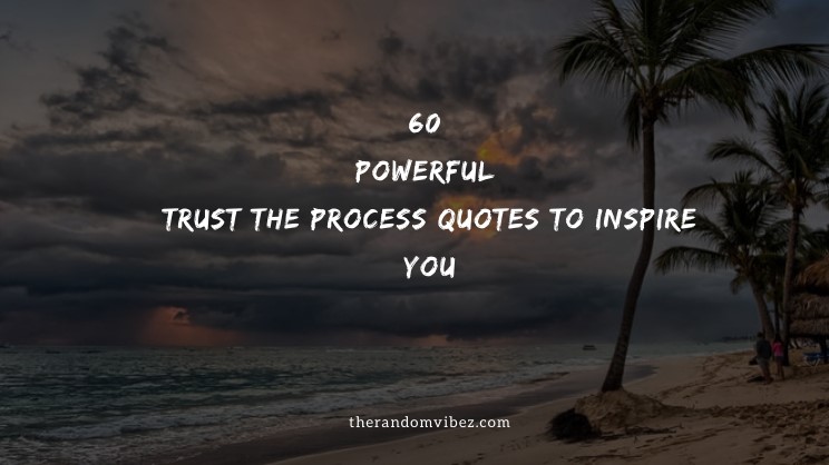 60 Powerful Trust The Process Quotes To Inspire You