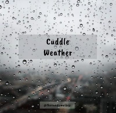 Cuddle Weather Quotes