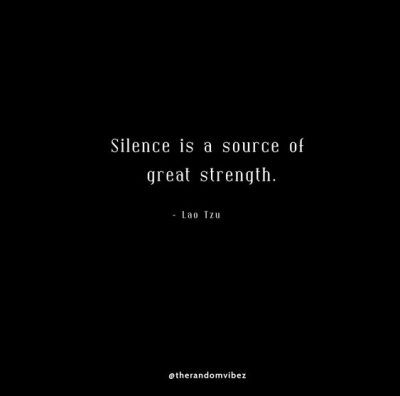 Famous Quotes About Moving In Silence