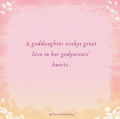 Inspirational Goddaughter Quotes