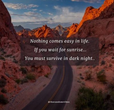 Nothing Comes easy Quotes Images