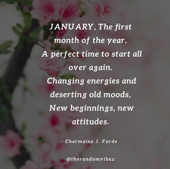 60 INSPIRATIONAL JANUARY QUOTES FOR A POSITIVE START - Viralhub24