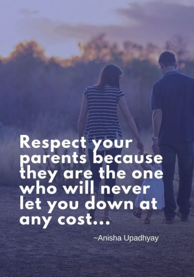 Respect Your Parents Picture Quotes