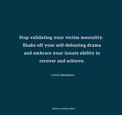 Victim Mentality Quotes Images