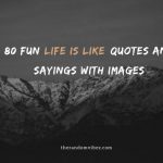 80 Fun Life Is Like Quotes And Sayings