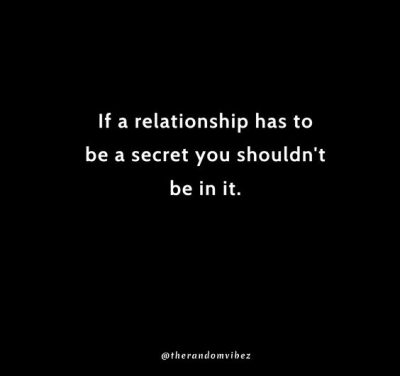 Boyfriend Secret Relationship Quotes