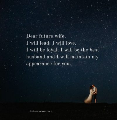 Love Quotes For My Future Wife