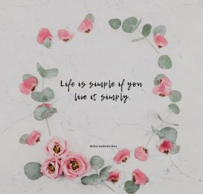 Simple Living Quotes